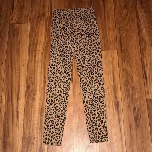 Women's J. Crew Leopard Animal Print Leggings - Picture 2 of 10